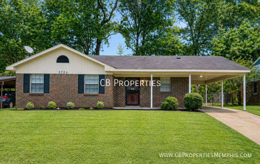 House for rent at 3724 Hillridge St, Memphis, TN 38109