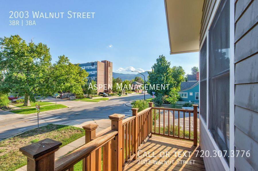 House for rent at 2003 Walnut St, Boulder, CO 80302