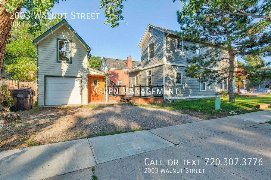 House for rent at 2003 Walnut St, Boulder, CO 80302