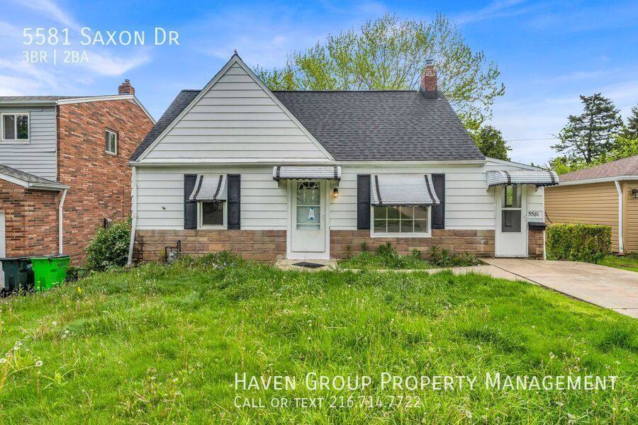House for rent at 5581 Saxon Dr, Cleveland, OH 44125