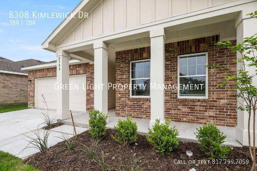 House for rent at 8308 Kimlewick Dr, Fort Worth, TX 76179