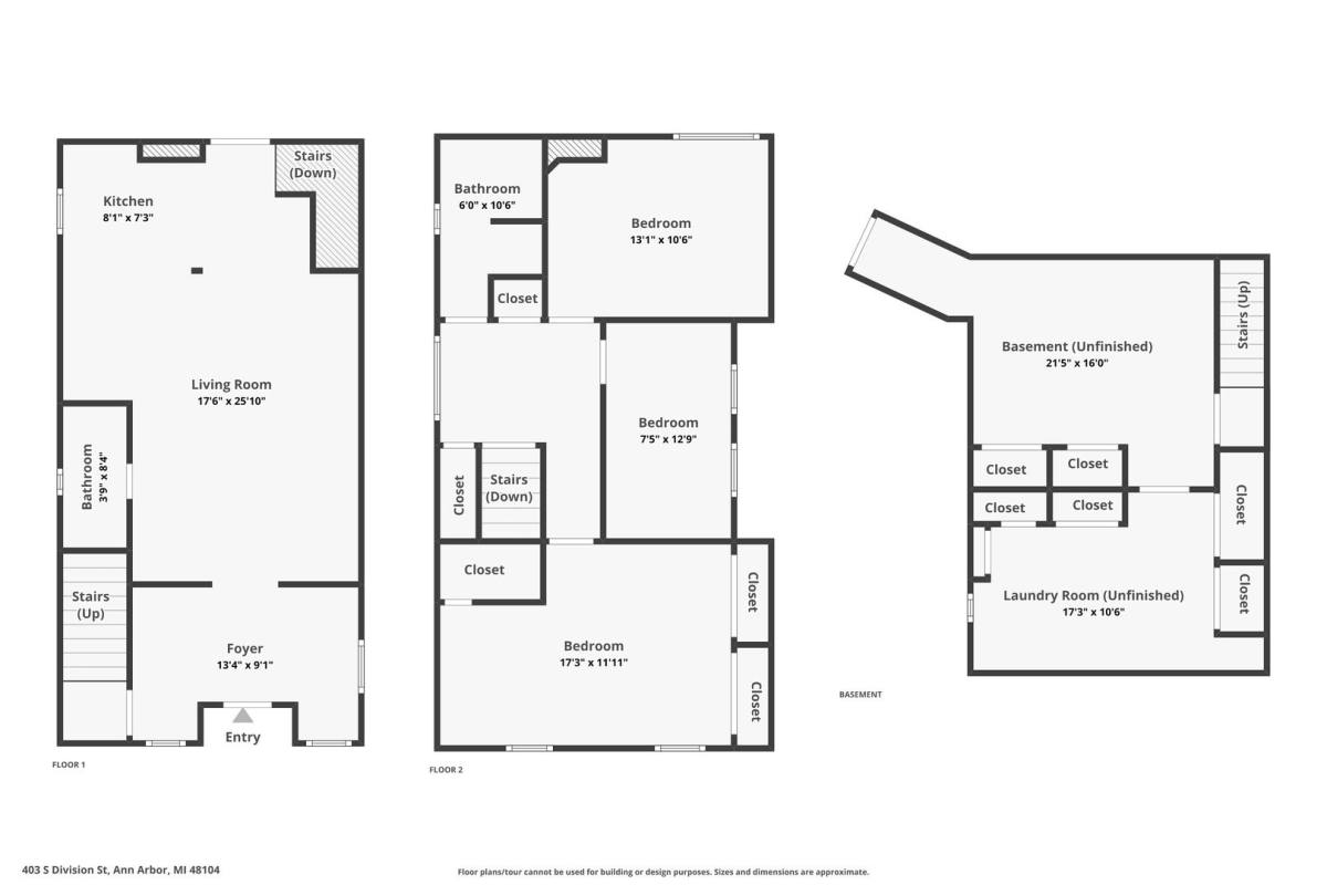 House for rent at 403 S Division St, Ann Arbor, MI 48104