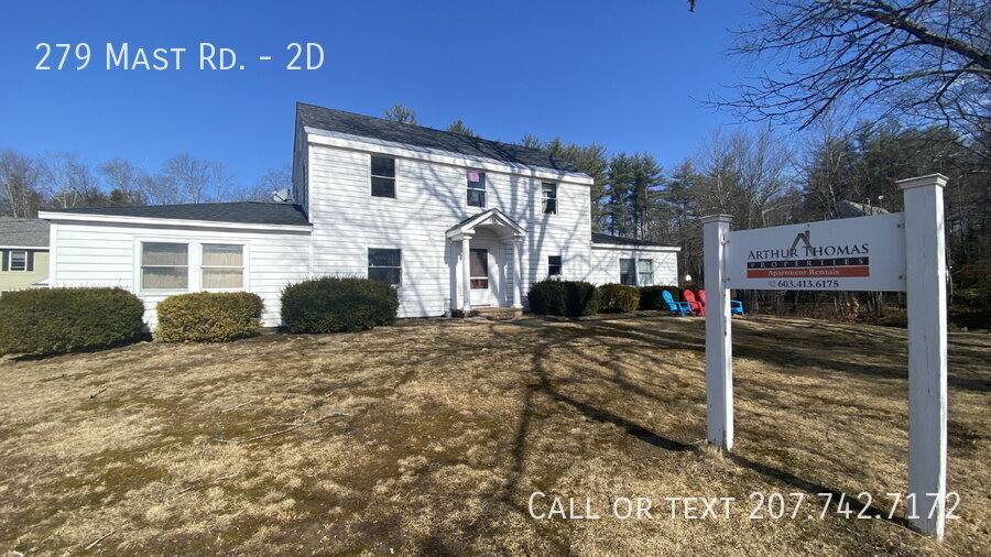 Apartment for rent at 279 Mast Rd #2D, Durham, NH 03824
