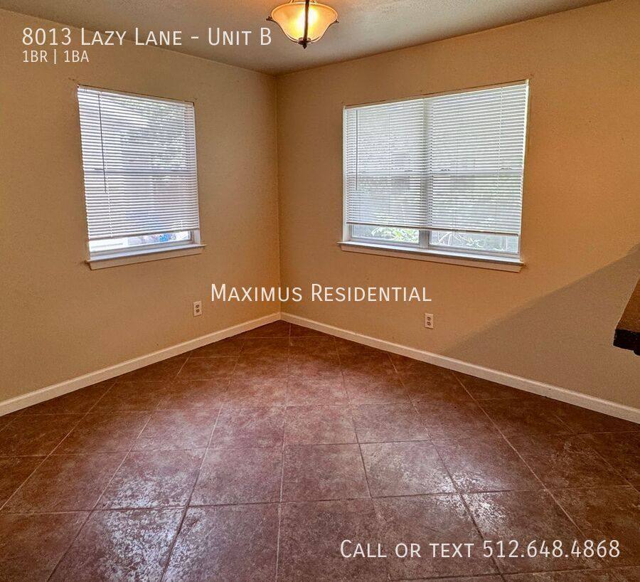 Apartment for rent at 8013 Lazy Lane #B, Austin, TX 78757