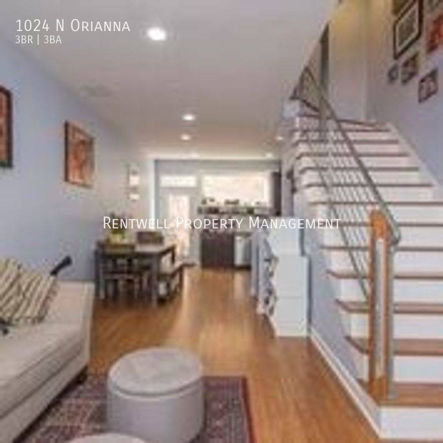 Townhouse for rent at 1024 N Orianna, Philadelphia, PA 19123
