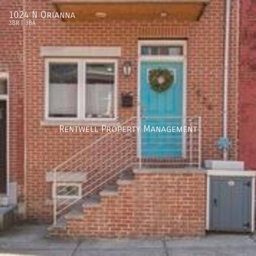 Townhouse for rent at 1024 N Orianna, Philadelphia, PA 19123