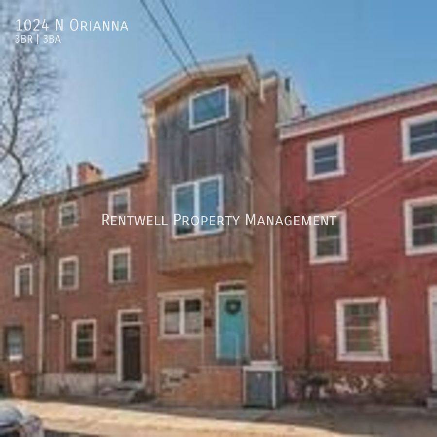 Townhouse for rent at 1024 N Orianna, Philadelphia, PA 19123