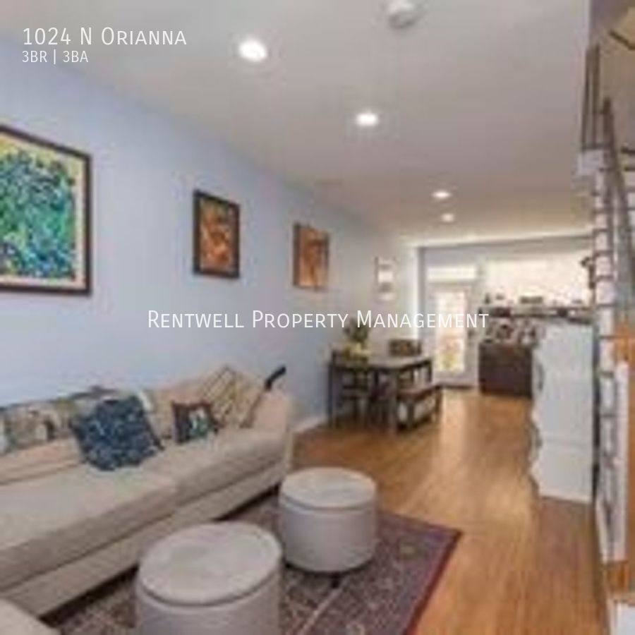 Townhouse for rent at 1024 N Orianna, Philadelphia, PA 19123