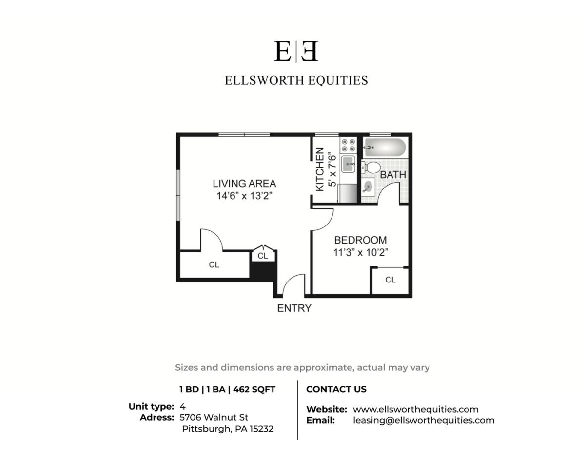 Apartment for rent at 5706 Walnut St, Pittsburgh, PA 15232