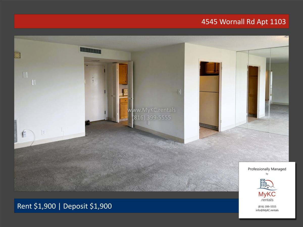 Condo for rent at 4545 Wornall Rd #1103, Kansas City, MO 64111
