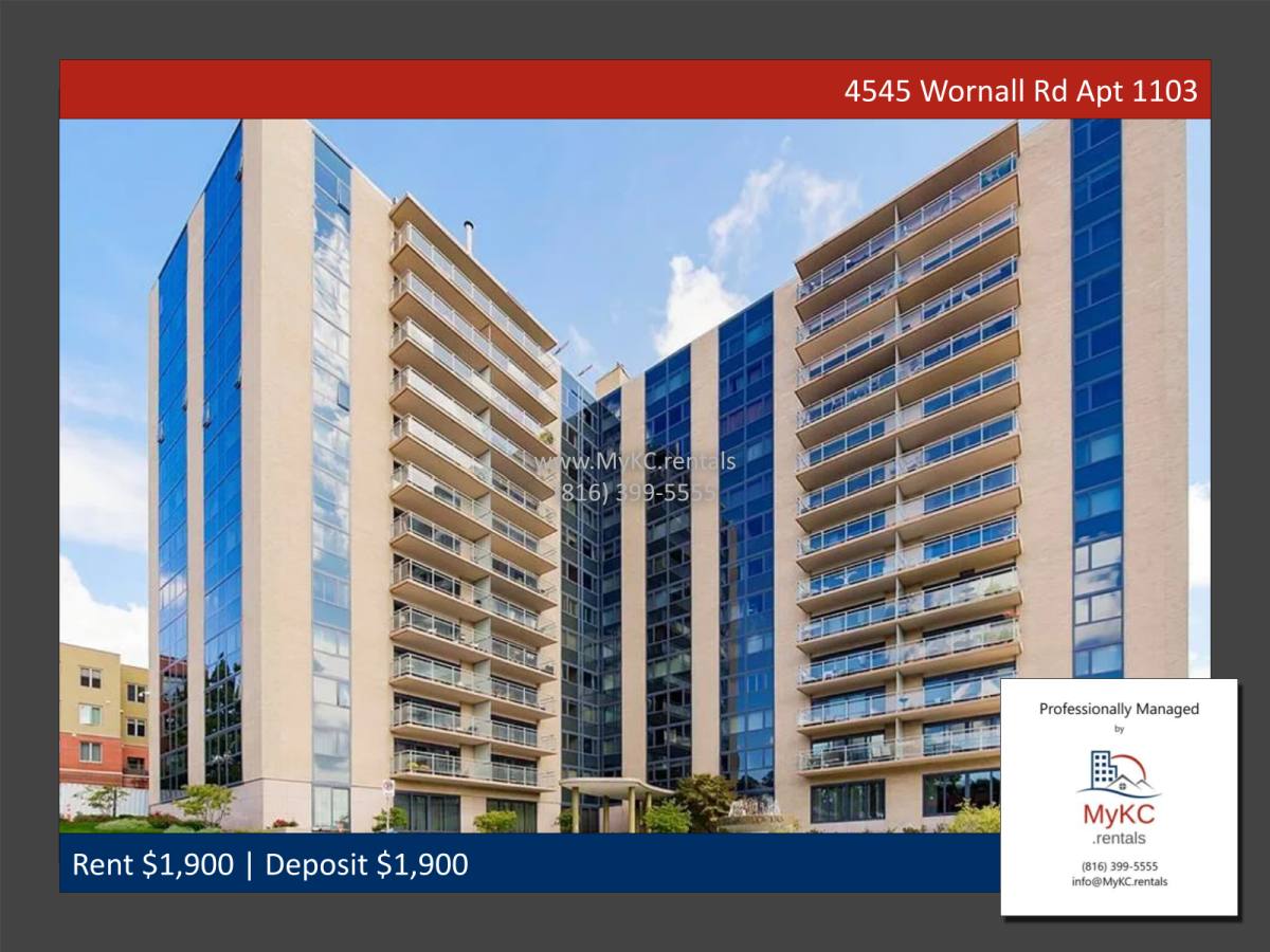 Condo for rent at 4545 Wornall Rd #1103, Kansas City, MO 64111