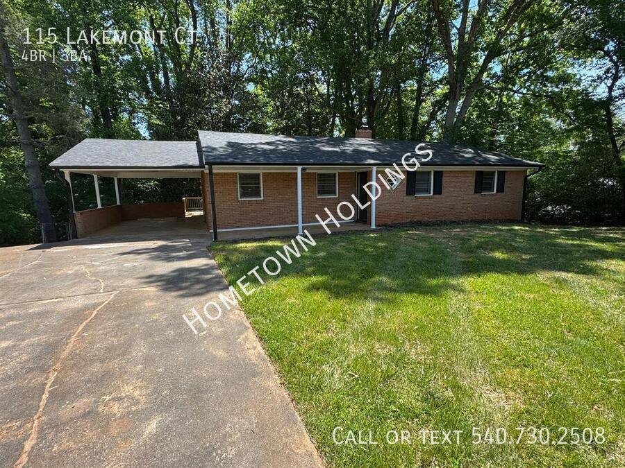 House for rent at 115 Lakemont Court, Martinsville, VA 24112
