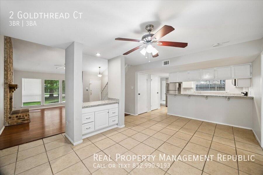 House for rent at 2 Goldthread Court, Spring, TX 77381