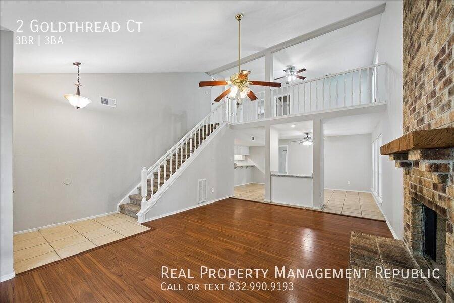 House for rent at 2 Goldthread Court, Spring, TX 77381