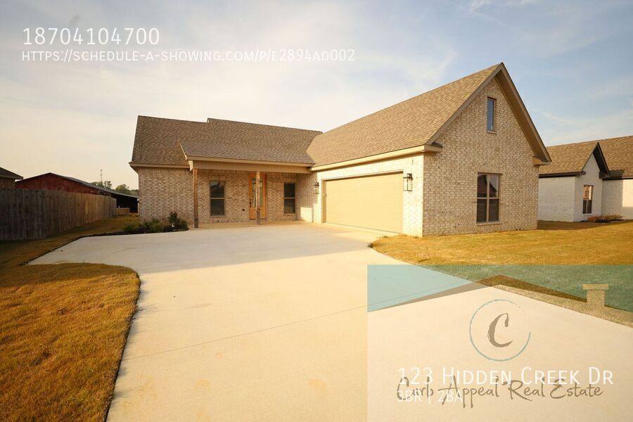 House for rent at 123 Hidden Creek Dr, Brookland, AR 72417