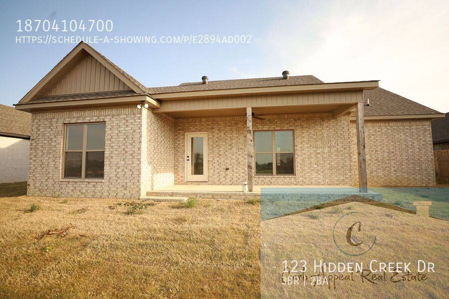 House for rent at 123 Hidden Creek Dr, Brookland, AR 72417