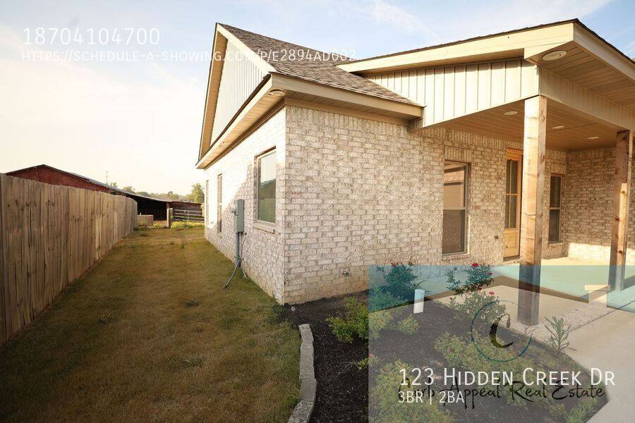 House for rent at 123 Hidden Creek Dr, Brookland, AR 72417