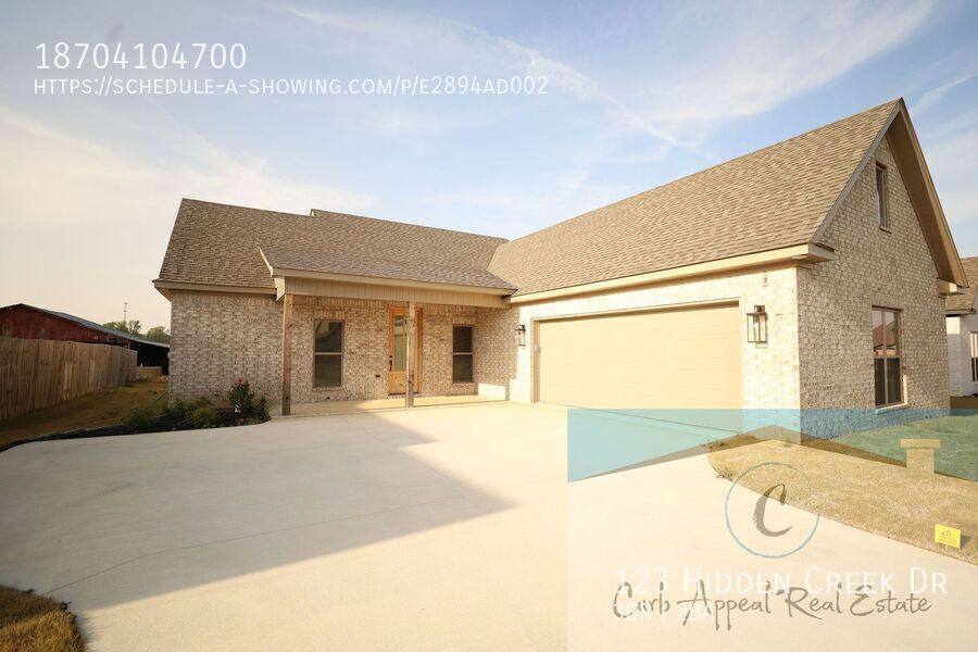 House for rent at 123 Hidden Creek Dr, Brookland, AR 72417