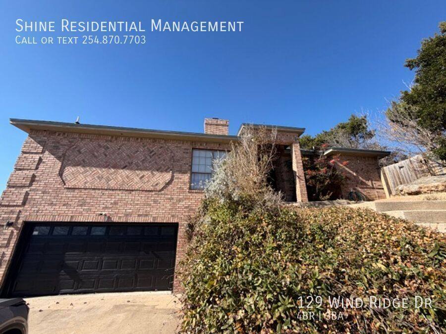 House for rent at 129 Wind Ridge Dr, Harker Heights, TX 76548