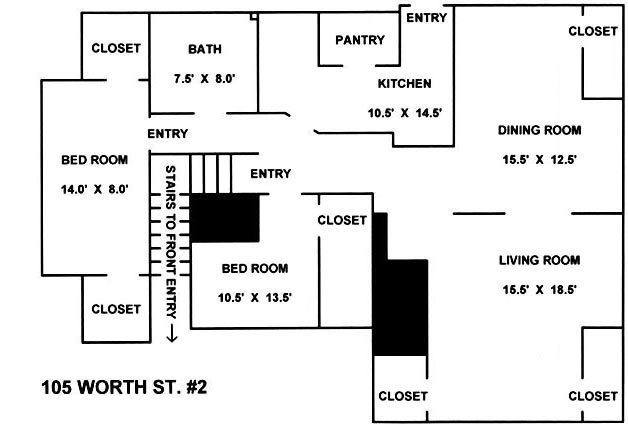 Apartment for rent at 105 Worth St, Ithaca, NY 14850