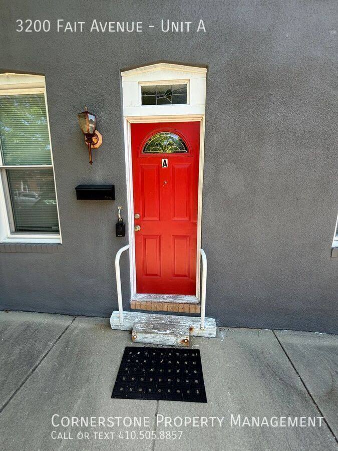 Apartment for rent at 3200 Fait Ave #A, Baltimore, MD 21224