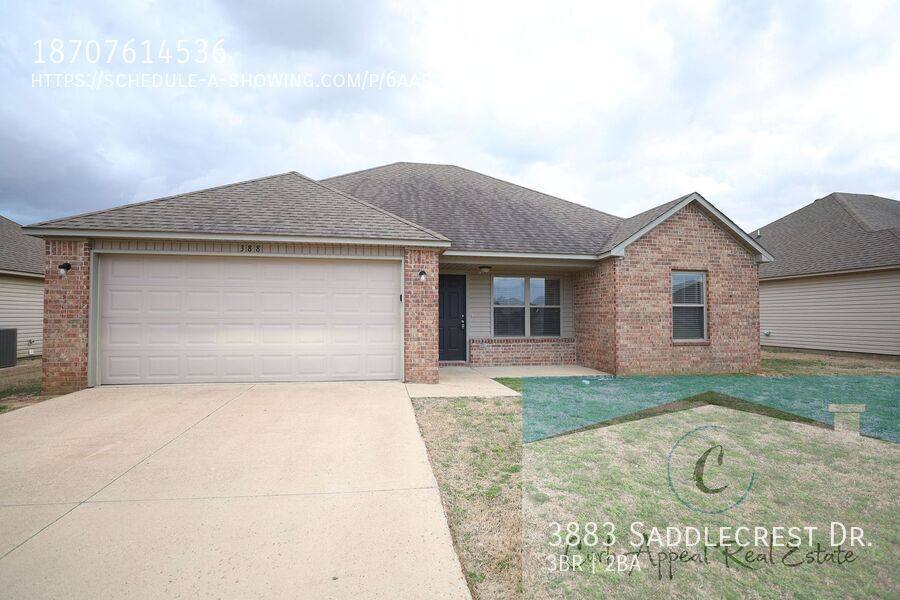 House for rent at 3883 Saddlecrest Dr, Jonesboro, AR 72404