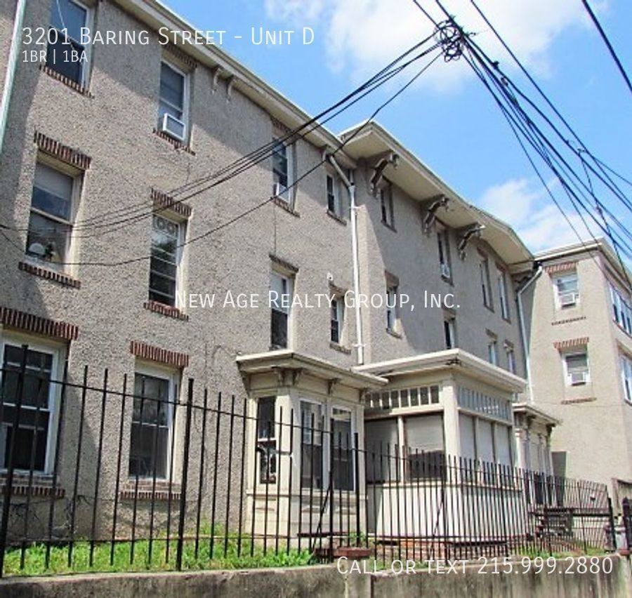 Apartment for rent at 3201 Baring St #D, Philadelphia, PA 19104