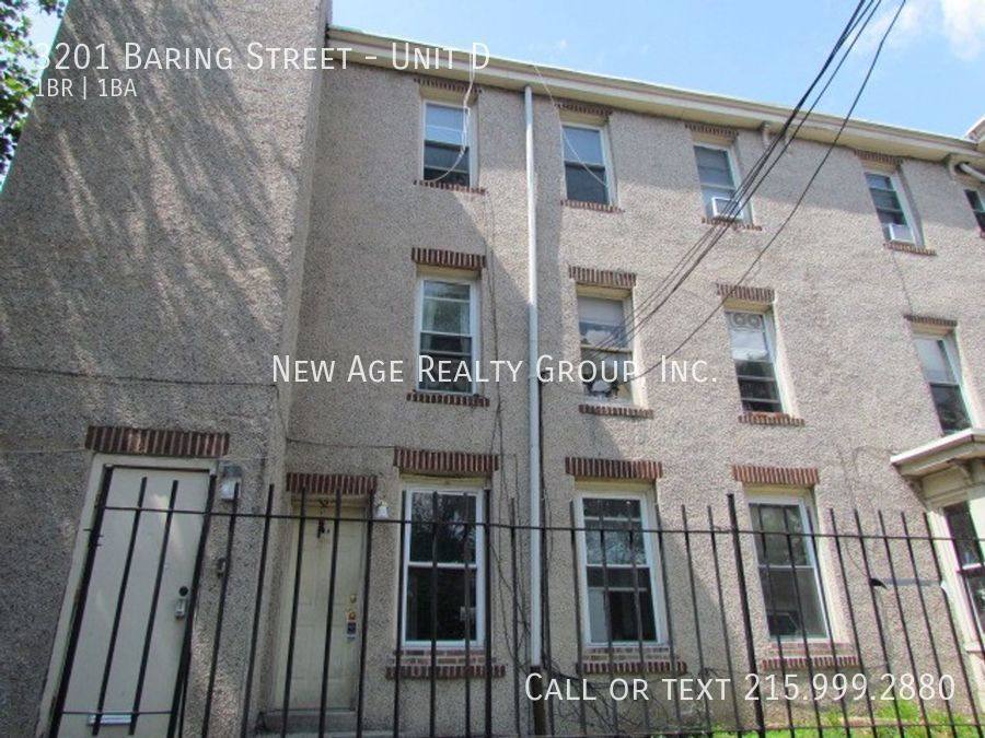 Apartment for rent at 3201 Baring St #D, Philadelphia, PA 19104