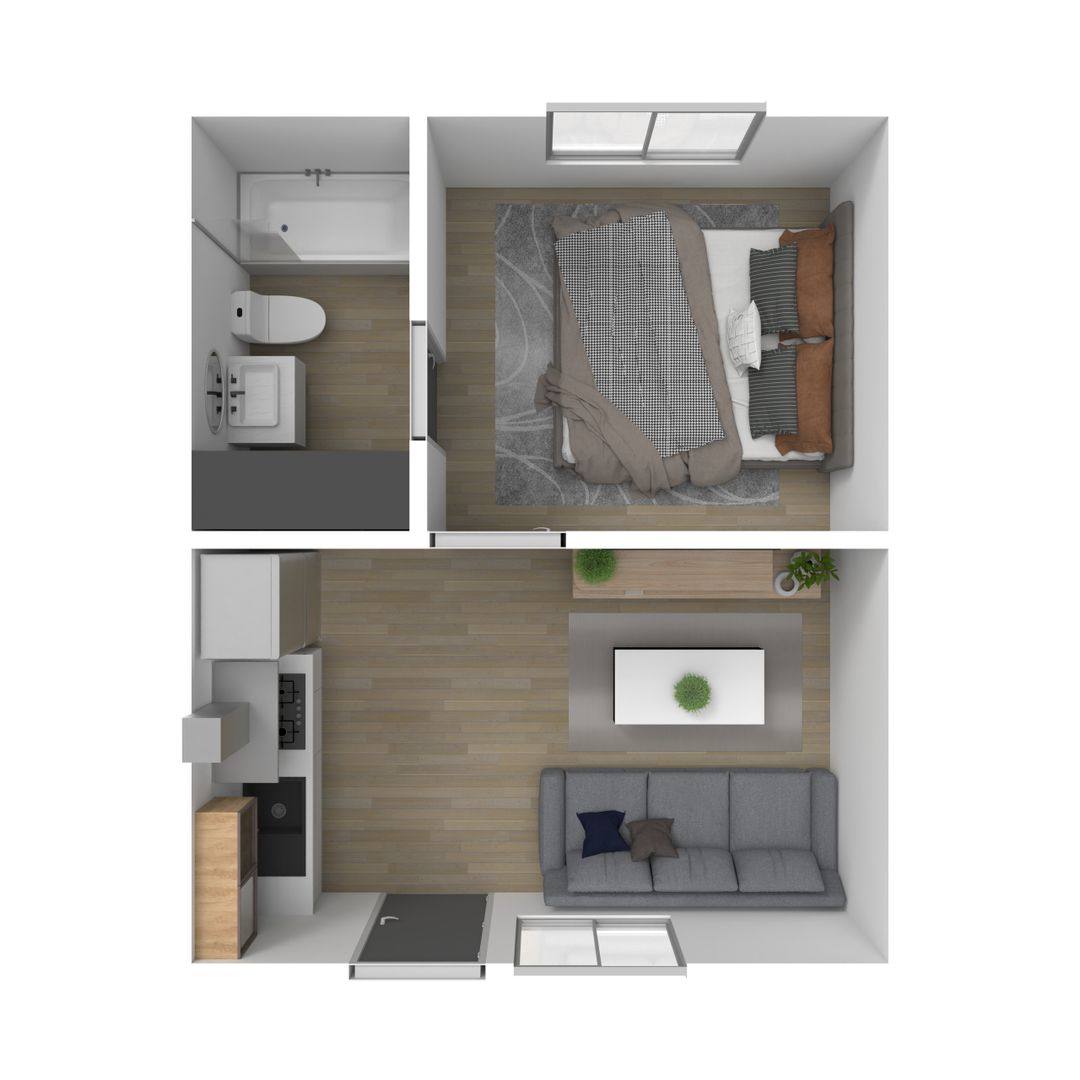 Apartment for rent at 5857-5863 1 2 S W Blvd, Los Angeles, CA 90043