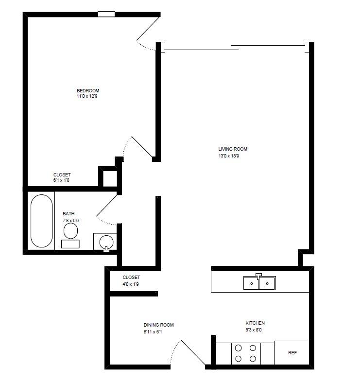 Apartment for rent at 1717 N Dayton St #405, Chicago, IL 60614