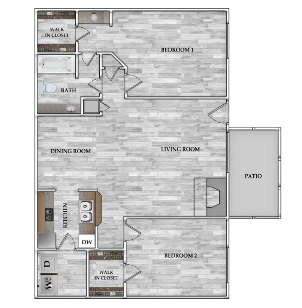 Apartment for rent at 407 Greens Rd, Houston, TX 77060