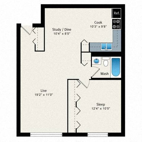 Apartment for rent at 707 W Sheridan Rd #225, Chicago, IL 60613