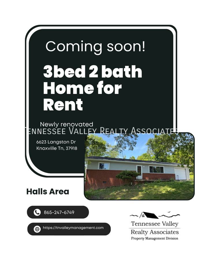 House for rent at 6623 Langston Dr, Knoxville, TN 37918
