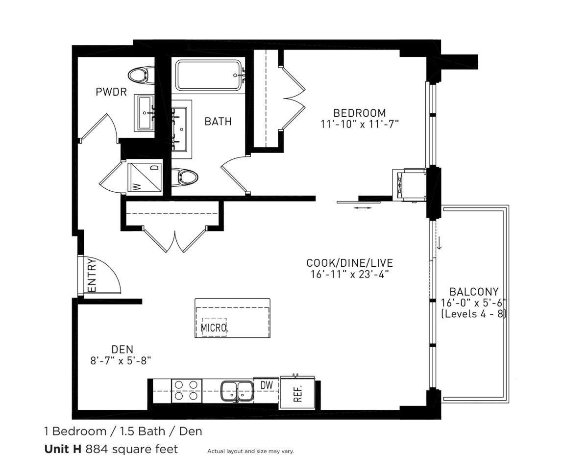 Apartment for rent at 1135 S Delano Court E #W508, Chicago, IL 60605