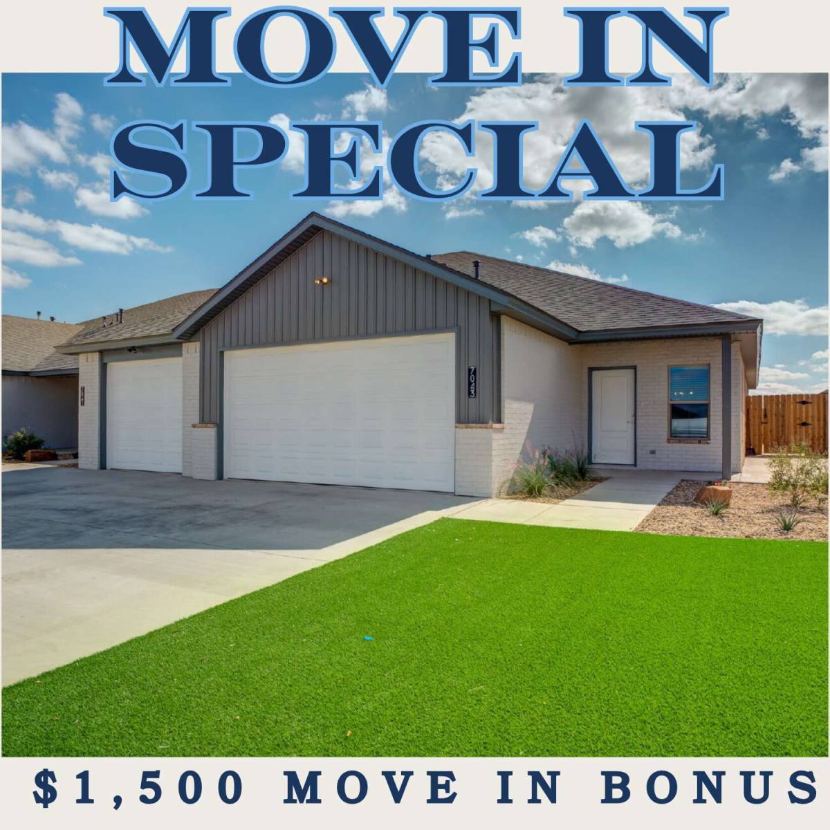 Townhouse for rent at 7036 41st St, Lubbock, TX 79407