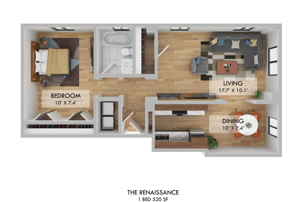 Apartment for rent at 901 W Argyle St, Chicago, IL 60640