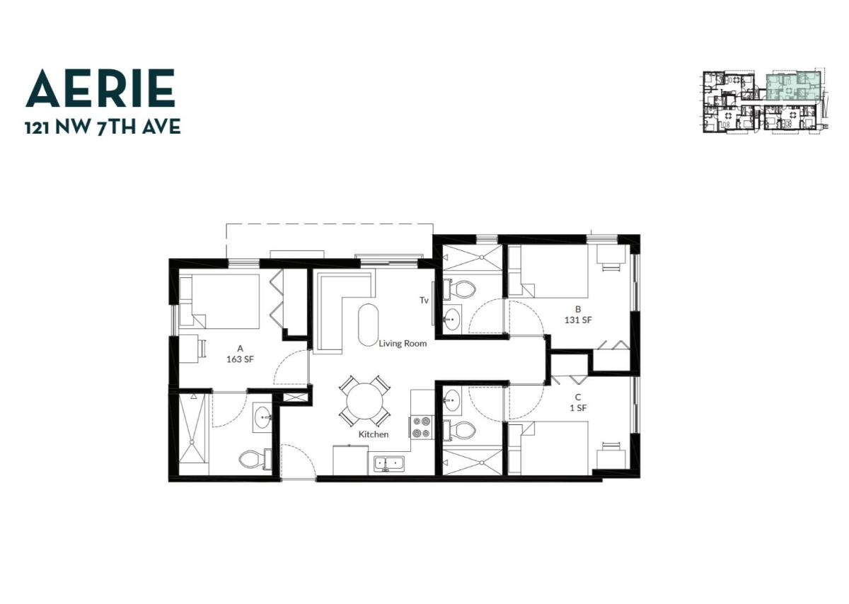 Apartment for rent at 228 NW 7th Ave #11B, Miami, FL 33128