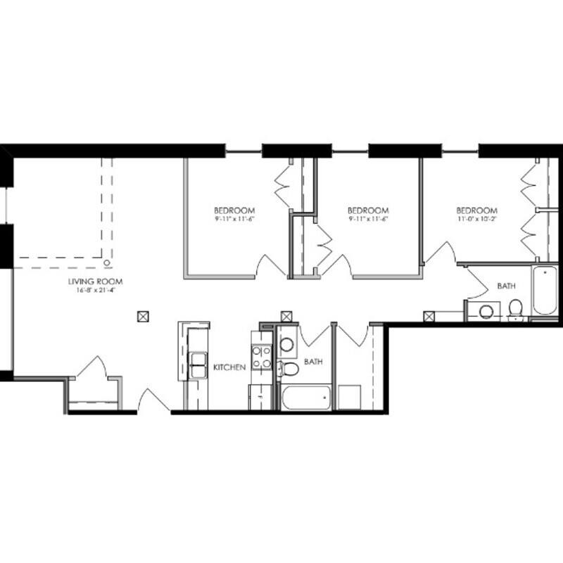 Apartment for rent at 1318 W Broad St #101, Richmond, VA 23220