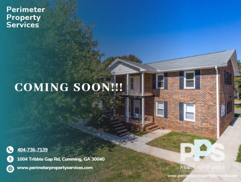 Apartment for rent at 1004 Tribble Gap Rd #2B, Cumming, GA 30040