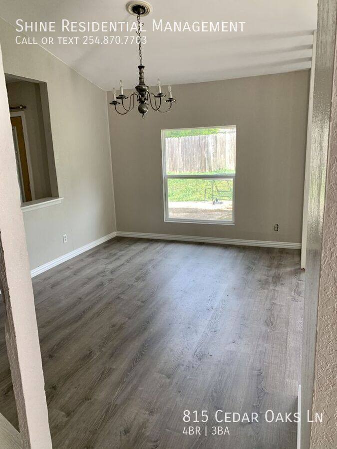 House for rent at 815 Cedar Oaks Lane, Harker Heights, TX 76548