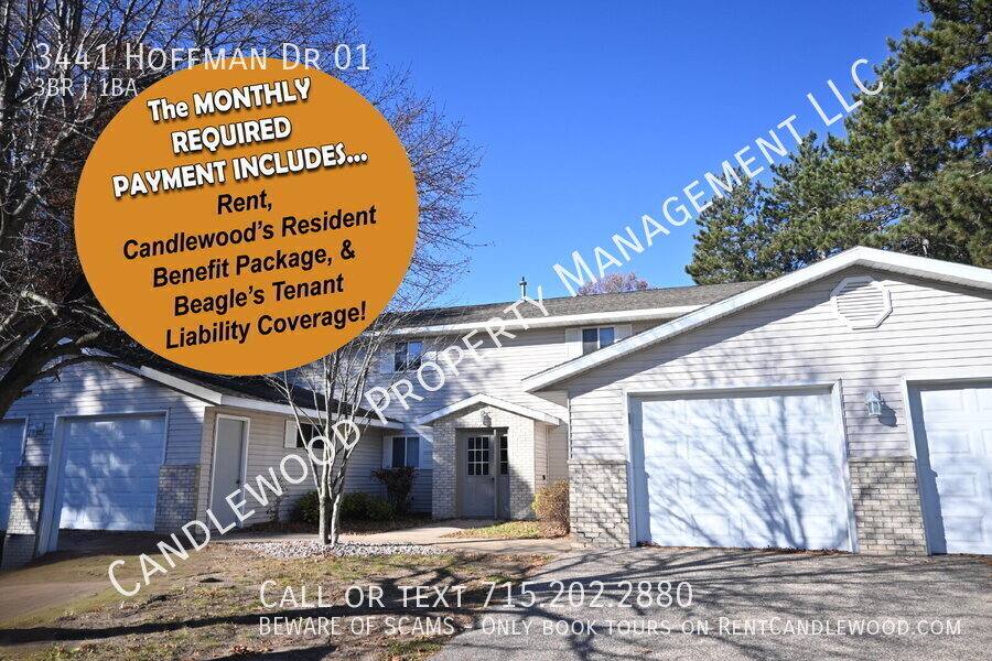 Apartment for rent at 3441 Hoffman Dr #1, Plover, WI 54467