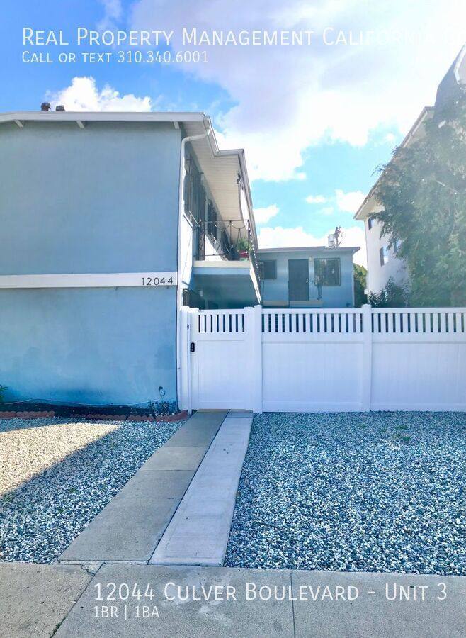 Apartment for rent at 12044 Culver Blvd #3, Los Angeles, CA 90066