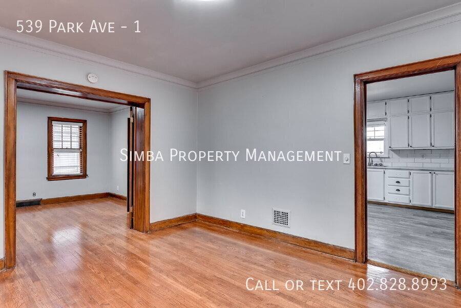 Apartment for rent at 539 Park Ave #1, Omaha, NE 68105