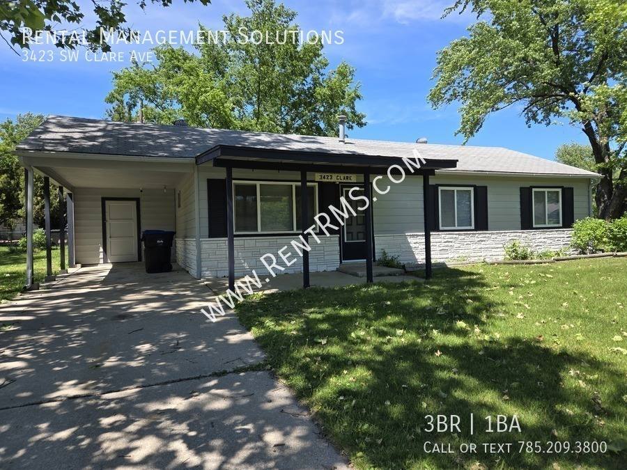 House for rent at 3423 SW Clare Ave, Topeka, KS 66611