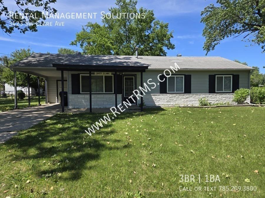 House for rent at 3423 SW Clare Ave, Topeka, KS 66611