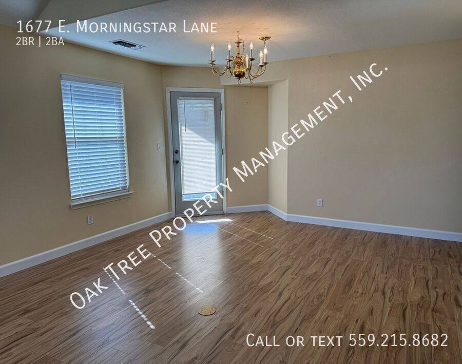 House for rent at 1677 E Morningstar Lane, Fresno, CA 93720