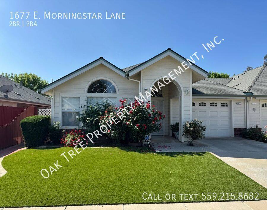 House for rent at 1677 E Morningstar Lane, Fresno, CA 93720