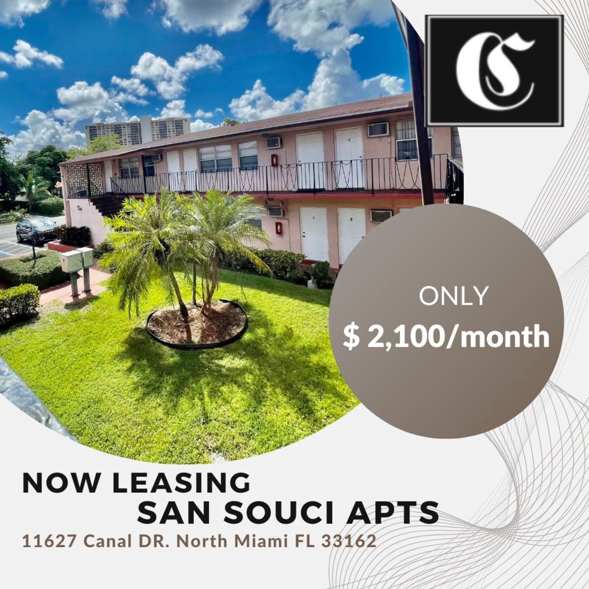 Apartment for rent at 11625-11627 Canal Dr #16, Miami, FL 33181