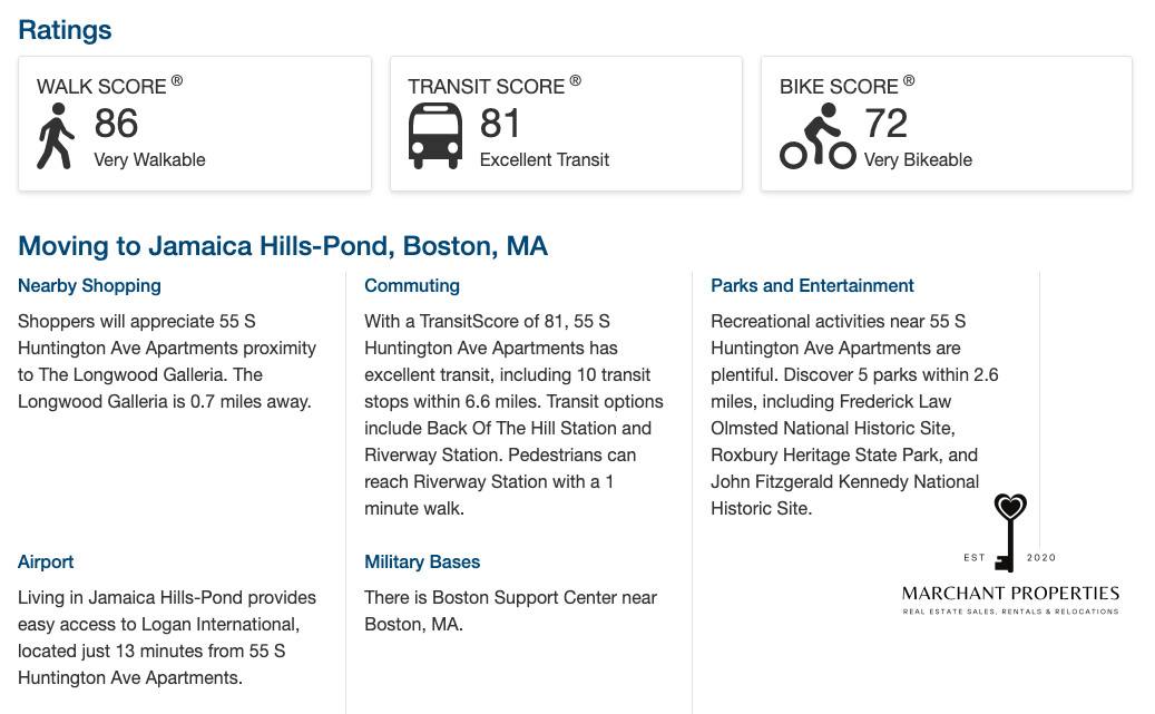 Apartment for rent at 28 S Huntington Ave #201, Jamaica Plain, MA 02130
