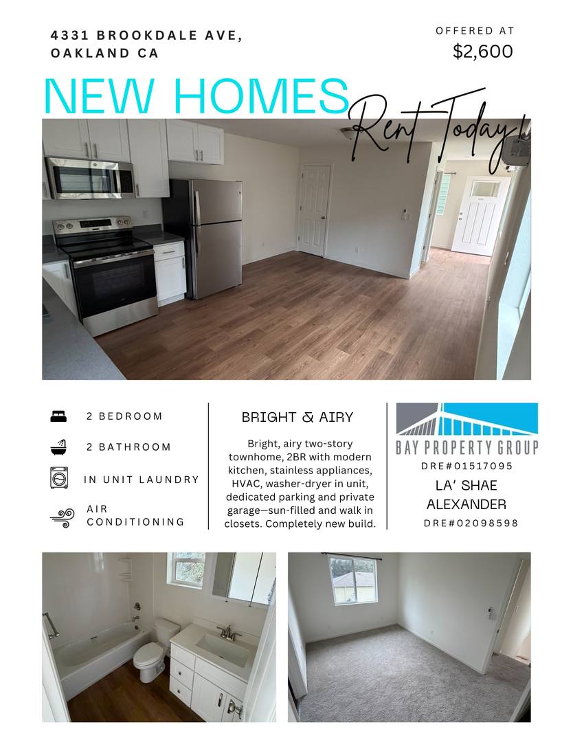 Apartment for rent at 4331-4337 Brookdale Ave, Oakland, CA 94601